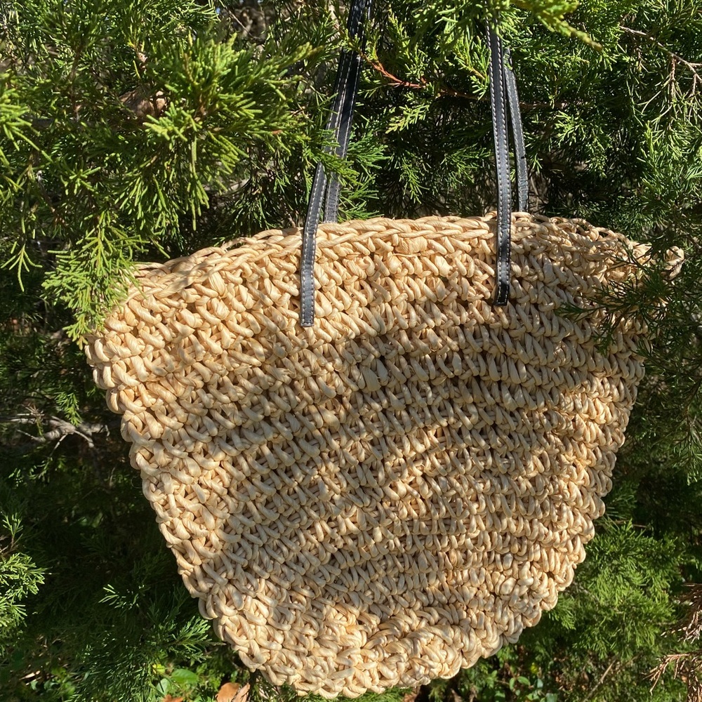 J.Crew Straw Bag